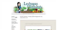 Desktop Screenshot of lechugas.mundovegetariano.com