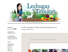 Tablet Screenshot of lechugas.mundovegetariano.com